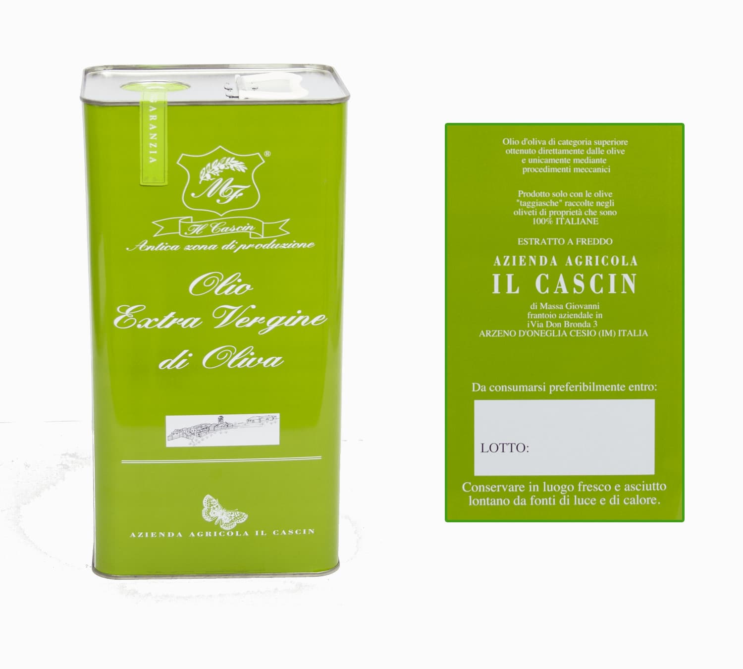 Olio Extra Vergine di Oliva del Cascin
